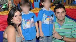 Mãe e filhos foram mantidos reféns por mais de 14 horas | Reprodução