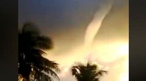 Redemoinho assustou moradores do interior da Bahia | Reprodução / Facebook