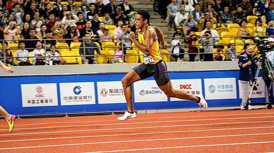 Aldemir Júnior é campeão da prova dos 200m nos 7º Jogos Mundiais Militares | Rodolfo Vilela/Ministério da Cidadania/Direitos reservados