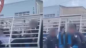 O caso foi flagrado por diversos estudantes | Reprodução / Vídeo