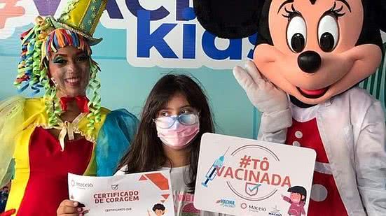 Maceió está vacinando crianças de 5 a 11 anos com comorbidades e a partir de 6 anos sem comorbidades | Foto: Secom Maceió