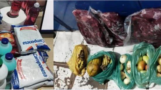 Servidor público furtou mais de 15 kg de carne, frutas e verduras, leite em pó e produtos de limpeza | Cortesia ao TNH1