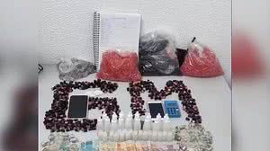 Mulher pede 'pizza' para denunciar violência doméstica e companheiro é preso com drogas em Itatiba | Divulgação / Guarda Municipal de Itatiba