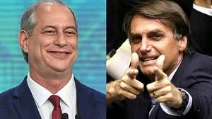 Ciro Gomes e Jair Boslonaro | Reprodução/Internet