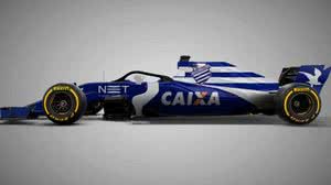 Carro de Fórmula 1 com as cores e o escudo do CSA | Rodrigo Seraphim