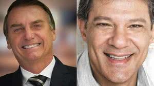 Imagem Haddad sobe a 22%; Bolsonaro tem 28%, mas se enfraquece no 2º turno, diz nova pesquisa