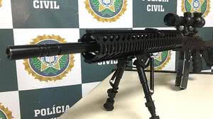 Fuzil foi apreendido com militar | PFRJ