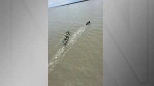 PF remove embarcação com diversos corpos no Pará | Foto: PF do Pará