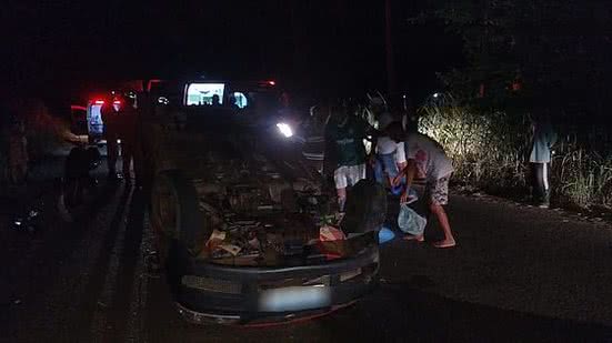 Sete militares em duas viaturas foram enviados ao resgate | Foto: Cortesia /Bombeiros