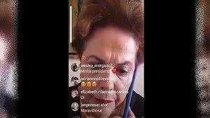 Imagem Dilma Rousseff faz live no Instagram sem querer e bomba na web