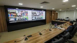 Renan Filho participou da reunião com ministro e governadores por meio de videoconferência | Foto: Márcio Ferreira / Agência Alagoas