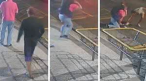 Imagem Vídeo: assaltante pula nas costas de pedestre, dá 'mata-leão' e rouba celular em São Paulo