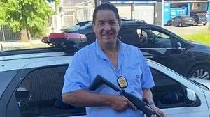 Policial civil foi morto após discussão diante de delegacia no Guarujá | Foto: Eduardo Diogo/Facebook/Reprodução