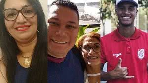 Jucelina Santos, o casal Lucineide Goes e Edilson Donizete e Eric Miguel | Facebook/Reprodução