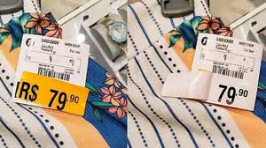 Imagem Vídeo mostra falsa remarcação de preço para a Black Friday; Procon notificou loja