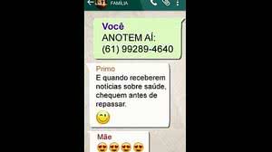 Serviço estará disponível pelo Whatsapp. | Reprodução/Facebook