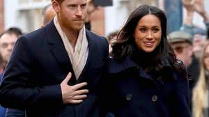 O príncipe Harry e sua esposa Meghan Markle. | Foto: Wenn/FramePhoto/Folhapress