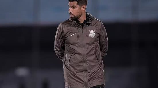 António Oliveira em Racing x Corinthians pela Copa Sul-Americana | Agência Corinthians