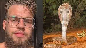 Imagem Estudante picado por naja no DF recebe alta; polícia quer ouvi-lo nesta semana