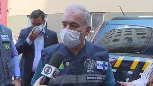 Ministro da Saúde, Marcelo Queiroga, em Belo Horizonte nesta sexta-feira (10) | Foto: Reprodução / TV Globo