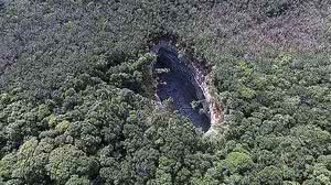 Novas medidas mostram que cratera aumentou | Divulgação