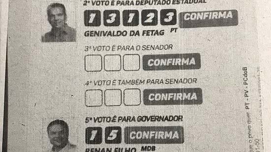 Imagem Polícia apreende santinhos com propaganda irregular em Arapiraca