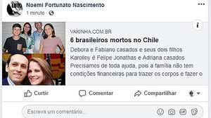 Reprodução / Facebook