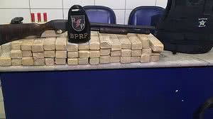 Maconha foi apreendida em residência | Cortesia / RP