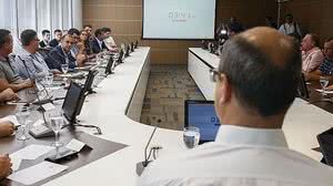 O governador do Rio de Janeiro, Wilson Witzel se reúne com secretariado no Palácio Guanabara, em Laranjeiras, zona sul da capital fluminense. | Tomaz Silva/Agência Brasil