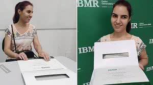Imagem Universidade atende pedido de mãe e entrega diploma em Braille para deficiente visual