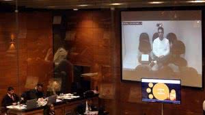 Réu por torturas e pela morte de Henry Borel, Jairinho acompanha de maneira remota audiência com depoimento de peritos | Foto: Lucas Tavares / Agência O Globo