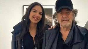 Al Pacino com sua namorada, Noor Alfallah | Instagram/@nooralfallah