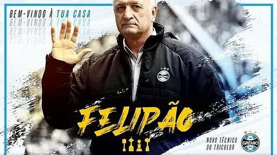 Imagem Na lanterna do Brasileiro, Grêmio confirma chegada de Felipão