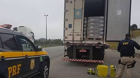 Policiais desconfiaram de erro em nota fiscal | PRF/Divulgação