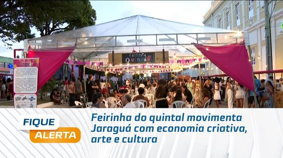 Feirinha do quintal movimenta Jaraguá com economia criativa, arte e cultura