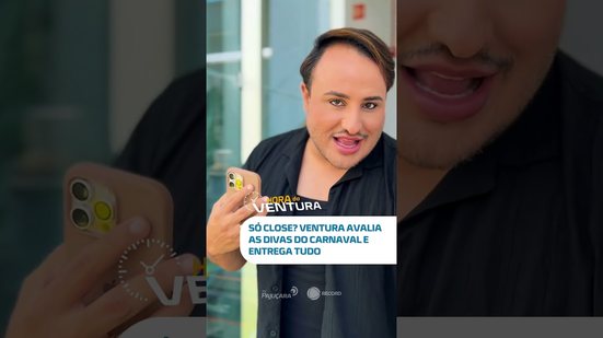 Hora do Ventura: divas do Carnaval… elas sambam mesmo ou só dão close? 👀🔥 #HoraDoVentura