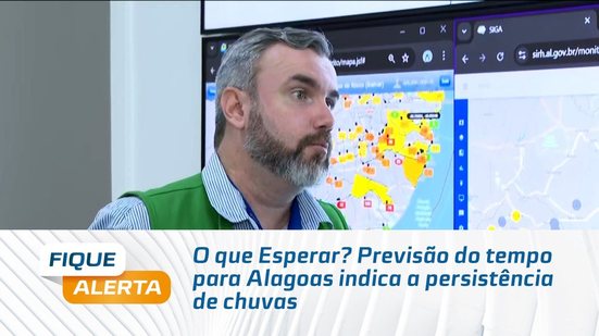 O que Esperar? Previsão do tempo para Alagoas indica a persistência de chuvas