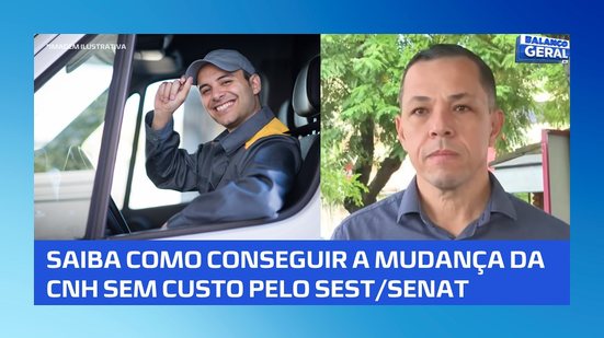 Programa do SEST/SENAT custeia mudança de categoria da CNH; saiba como se inscrever