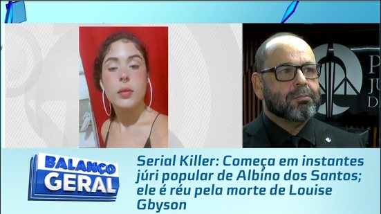 Começa em instantes júri popular de Albino dos Santos; ele é réu pela morte de Louise Gbyson