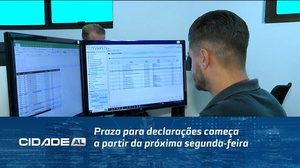 Prazo para declarações começa a partir da próxima segunda-feira