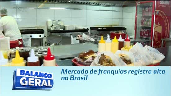 Mercado de franquias registra alta no Brasil