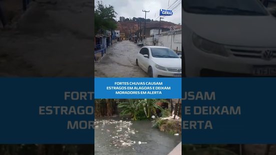 ⚠️Temporal provoca: ruas alagadas e prejuízos são registrados #BalançoGeralAL