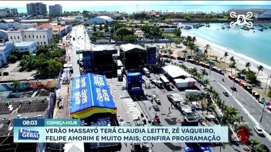 Verão Massayó terá Claudia Leitte, Zé Vaqueiro, Felipe Amorim e muito mais; confira programação