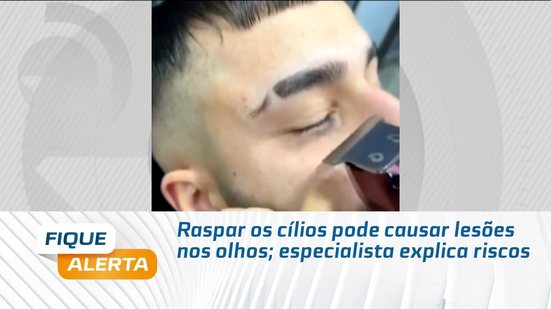 Raspar os cílios pode causar lesões nos olhos; especialista explica riscos