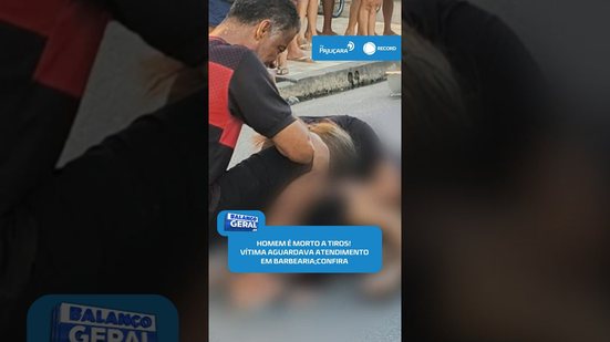 🚨Homem é morto a tiros enquanto aguardava atendimento em barbearia na Santa Amélia #BalançoGeralAL