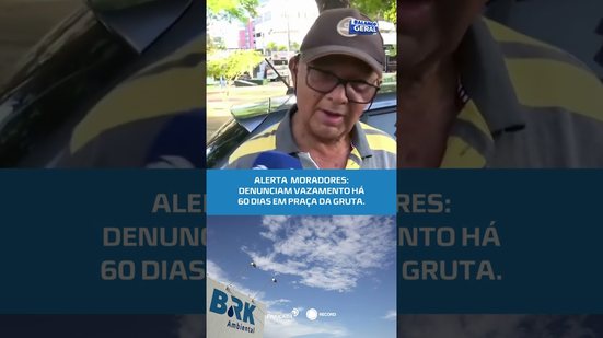 Vazamento em praça na Gruta de Lourdes dura 60 dias e moradores cobram solução 🚨. #BalançoGeralAL