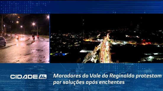 Chuvas em Maceió: Moradores do Vale do Reginaldo protestam por soluções após enchentes