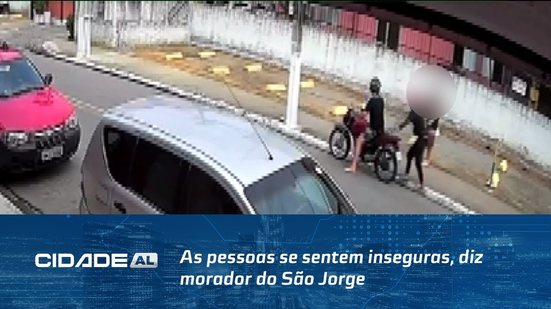 As pessoas se sentem inseguras, diz morador do São Jorge após assaltos no bairro