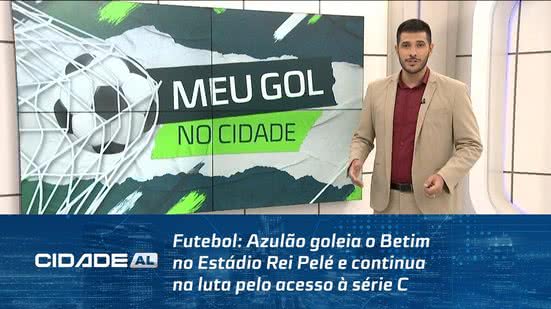 Futebol: Azulão goleia o Betim no Estádio Rei Pelé e continua na luta pelo acesso à série C