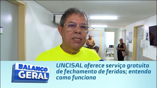 UNCISAL oferece serviço gratuito de fechamento de feridas; entenda como funciona
